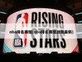 nba排名赛程(nba排名赛程战报最新)