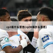 cp3是什么意思(cp30是什么意思)