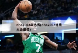 nba2003年选秀(nba2003选秀大会录像)